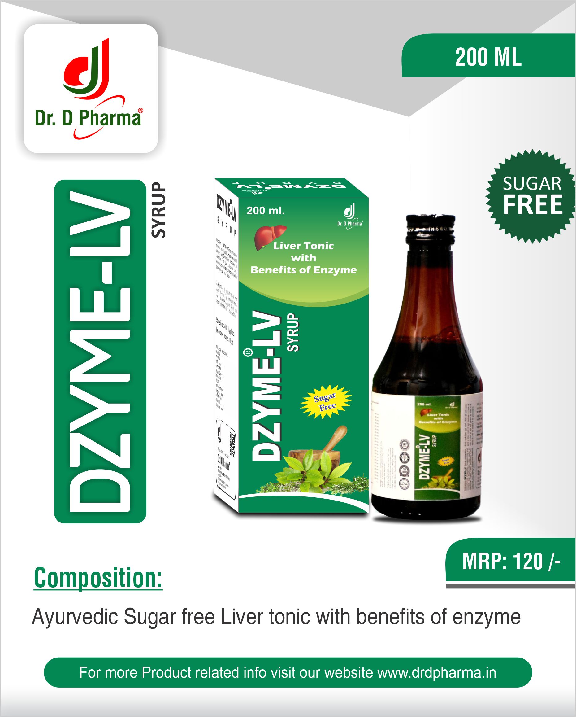 DZYME LV SYRUP 200ML